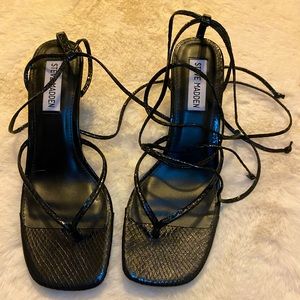 steve madden black heels